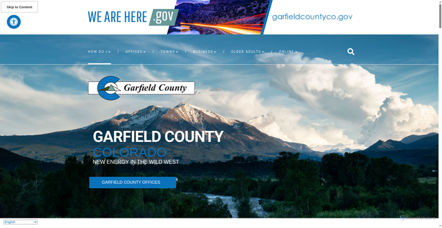 Security scan screenshot of https://www.garfieldcountyco.gov/