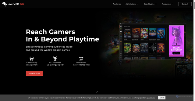 Security scan screenshot of https://analyticsnew.overwolf.com/