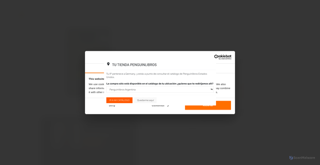 Security scan screenshot of https://www.penguinlibros.com/us/tematicas/40092-ebook-el-cartel-de-sinaloa-9786073102346?srsltid=AYCX9vJr3zRqWHkdkkFp7z8BVsLOWbeSyULIO_jx3snUncJ50NbnGEYT