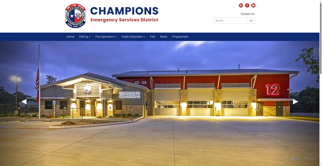Security scan screenshot of https://www.championsfire.org/