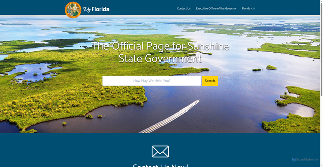 Security scan screenshot of https://www.myflorida.gov/