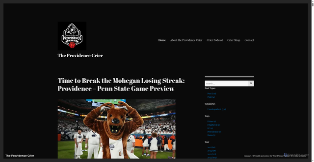 Security scan screenshot of https://theprovidencecrier.com/