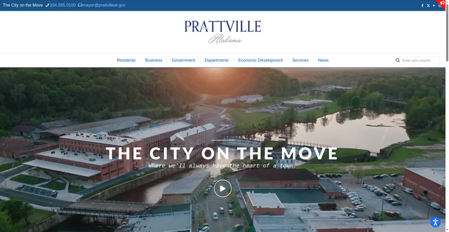 Security scan screenshot of https://prattvilleal.gov/
