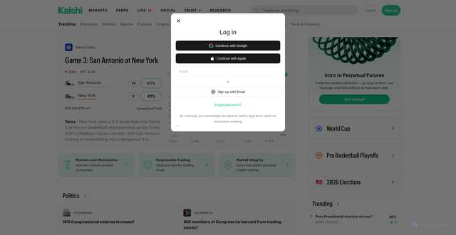 Security scan screenshot of https://kalshii.us/