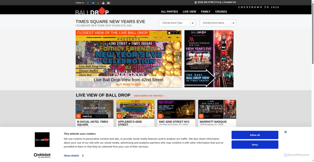 Security scan screenshot of https://www.balldrop.com/