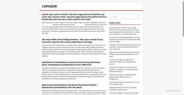 Security scan screenshot of https://rozopos.pages.dev/
