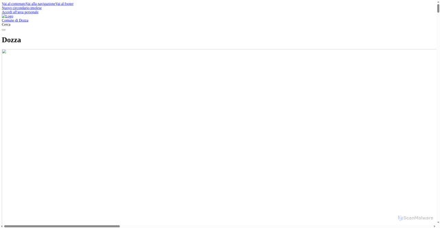 Security scan screenshot of https://www.comune.dozza.bo.it/