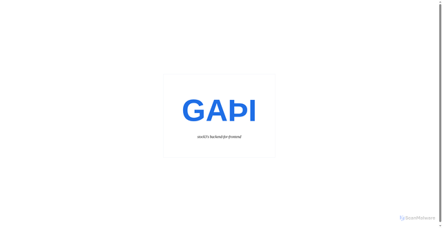 Security scan screenshot of https://gabi.stock3.com