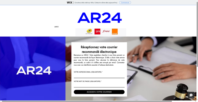 Security scan screenshot of https://documentbara8.wixsite.com/my-site-1