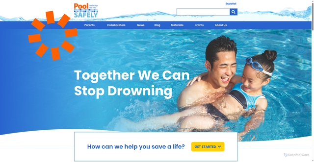 Security scan screenshot of https://poolsafety.gov/
