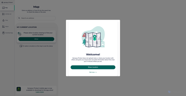Security scan screenshot of https://protect.genasys.com/