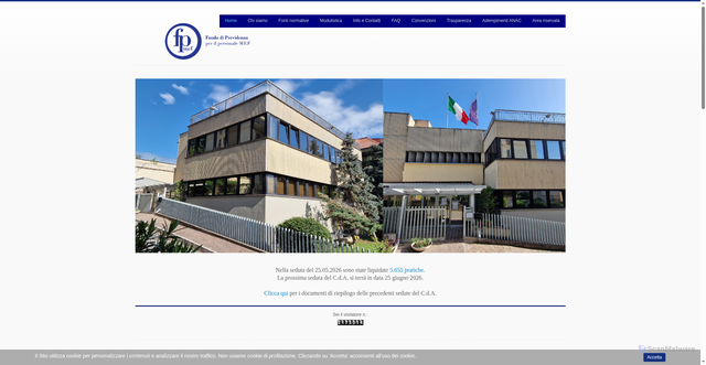 Security scan screenshot of https://fondoprevidenzafinanze.it