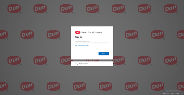 Security scan screenshot of https://don0.sharepoint.com