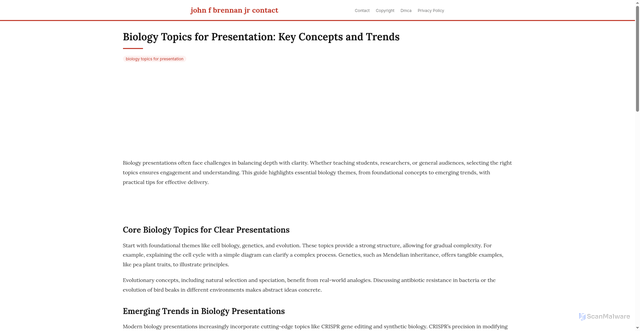 Security scan screenshot of https://aksarasantaisphere-dpc9bj3xyvxw.edgeone.app/biology-topics-for-presentation.html