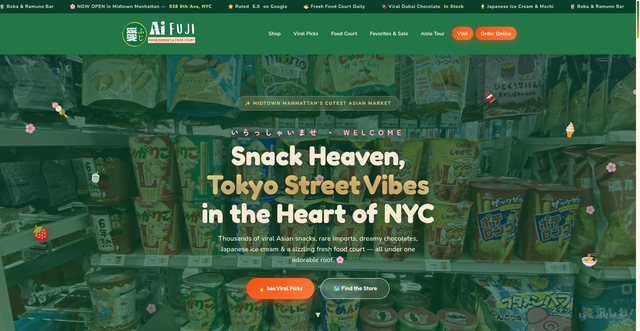 Security scan screenshot of https://aifujimart.com/