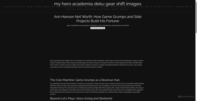 Security scan screenshot of https://idunkareblog-dpiaywv6v2at.edgeone.app/arin-hanson-net-worth.html