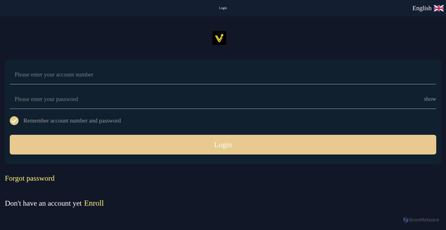 Security scan screenshot of https://vaulty.top/h5/
