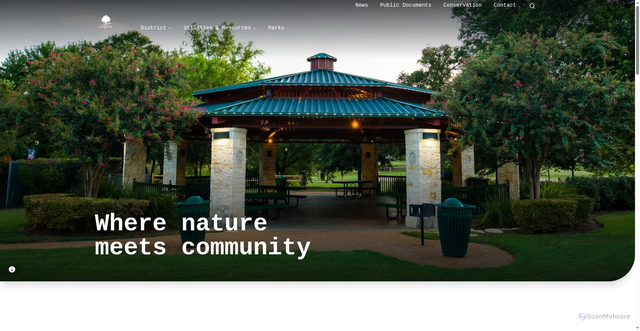 Security scan screenshot of https://chandlercreekmudtx.gov/