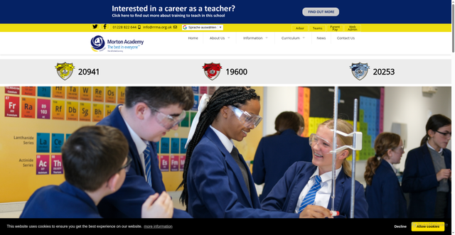 Security scan screenshot of http://www.rrma.org.uk/