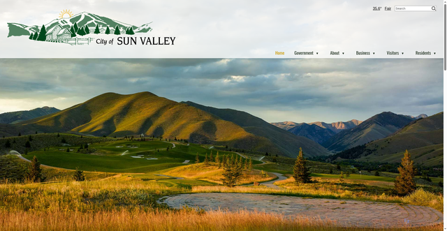 Security scan screenshot of https://sunvalleyidaho.gov/