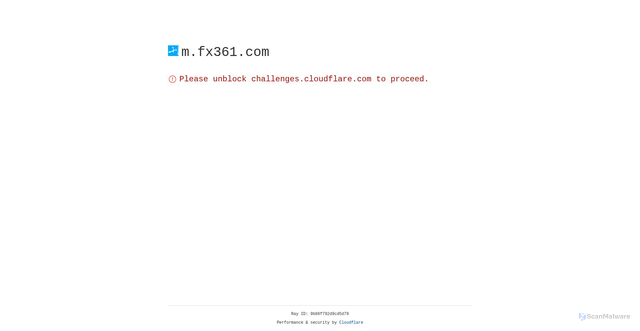 Security scan screenshot of https://m.fx361.cc