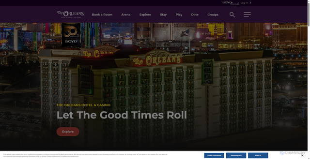 Security scan screenshot of https://orleans.boydgaming.com/