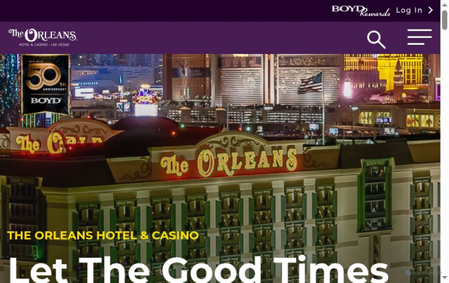 Security scan screenshot of https://orleans.boydgaming.com/