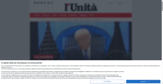 Security scan screenshot of https://www.unita.it/