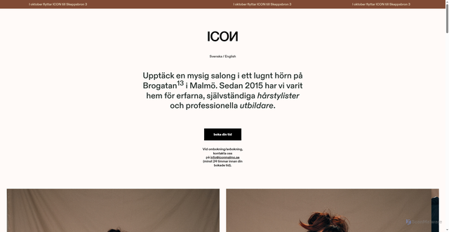 Security scan screenshot of https://iconmalmo.se