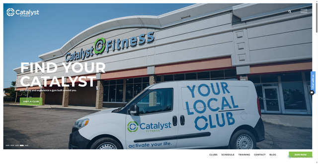 Security scan screenshot of https://www.catalystfitnessbuffalo.com/