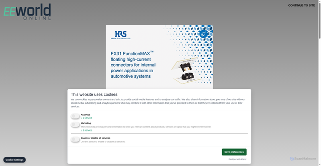 Security scan screenshot of https://www.eeworldonline.com/wal-mart-ready-to-settle-netflix-case-for-27-5m/