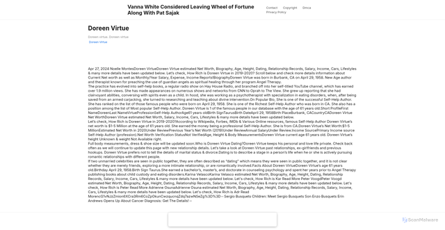 Security scan screenshot of https://portcerealistahugo-u0ssdu7xjg.edgeone.app/13778-doreen-virtue.html