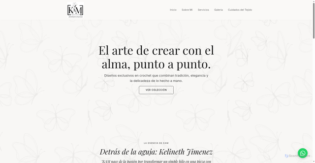 Security scan screenshot of https://kamtejidos.com/