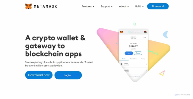Security scan screenshot of https://metamsgklognn.webflow.io/