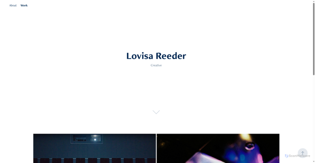 Security scan screenshot of https://lovisareeder.se