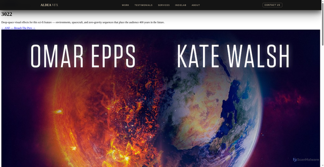 Security scan screenshot of https://site-crsr-2026.pages.dev/articles/3022-feature-film-vfx/