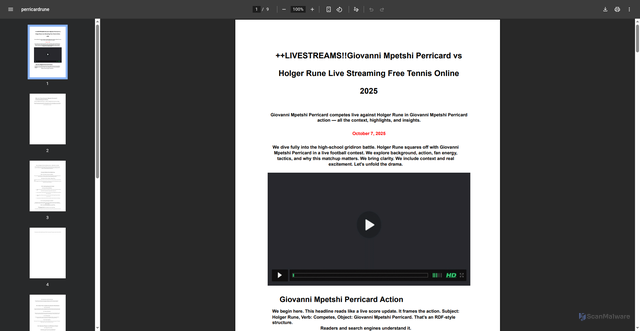 Security scan screenshot of https://impact.africacdc.org/sites/default/files/public_files/2025-10/perricardrune.pdf