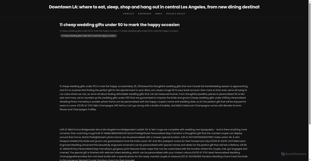 Security scan screenshot of https://ruangcreativehouse-dpo742oc6c29.edgeone.app/11-cheap-wedding-gifts-under-50-to-mark-the-happy-occasion.html