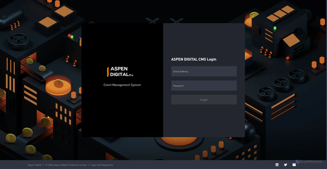 Security scan screenshot of http://partner-ad-dev.test-aspendigital.co/