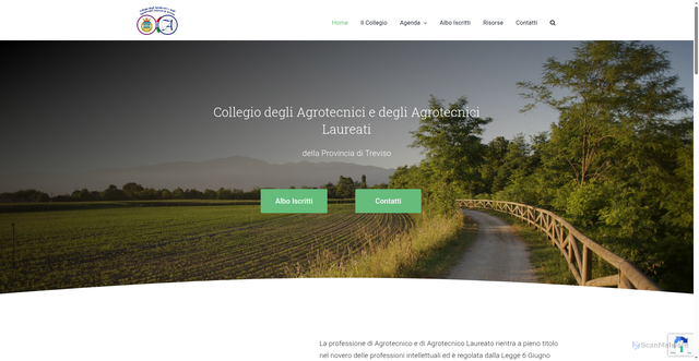 Security scan screenshot of https://agrotecnicitreviso.it/