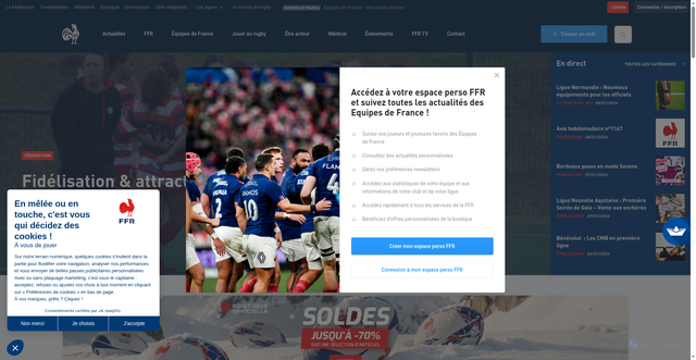 Security scan screenshot of https://ffr.fr