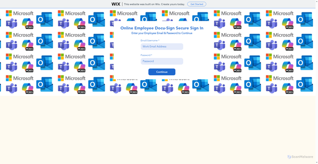 Security scan screenshot of https://snfe3870.wixsite.com/my-site-1