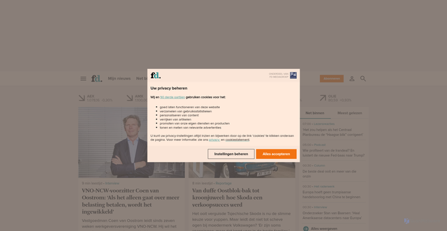 Security scan screenshot of https://fd.nl