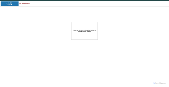 Security scan screenshot of https://vpn.compucom.com