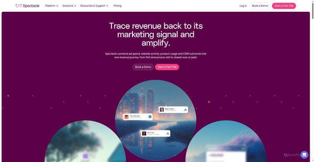 Security scan screenshot of https://spectaclehq.com