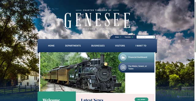 Security scan screenshot of https://geneseetwpmi.gov/