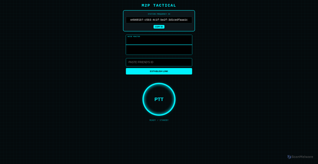 Security scan screenshot of https://walkie-talkie-b7lfjy72nh.edgeone.app/