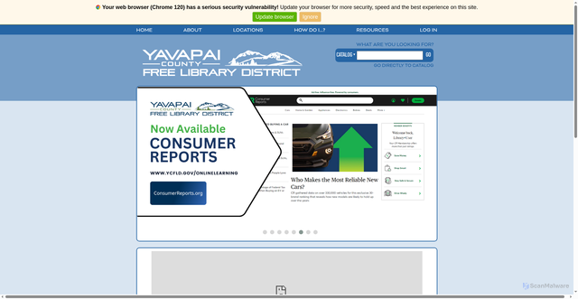 Security scan screenshot of https://ycfld.gov/