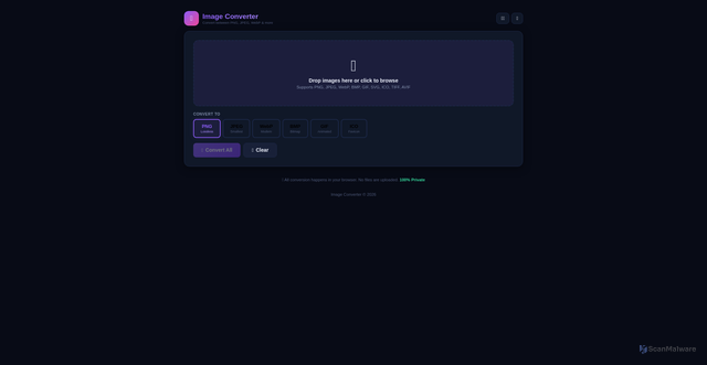 Security scan screenshot of https://image-converter-brt.pages.dev/