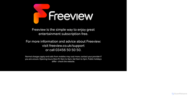 Security scan screenshot of https://freeviewplay-explore.cloud.digitaluk.co.uk
